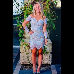 Women’s Cocktail Lace Mini Dress